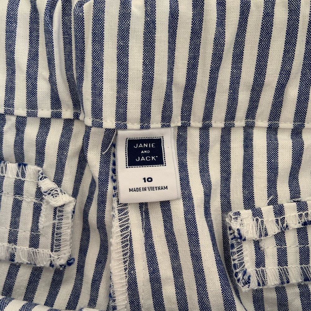 Striped Summer Girls Shorts - Picture 2 of 2